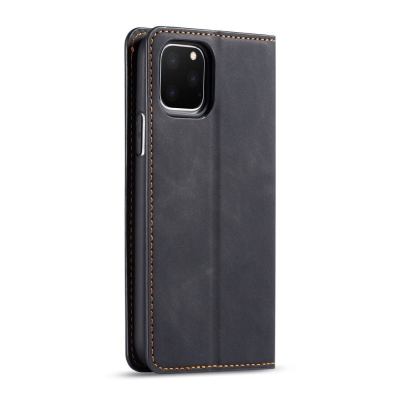 Flip Cover iPhone 11 Pro Effet Cuir Forwenw