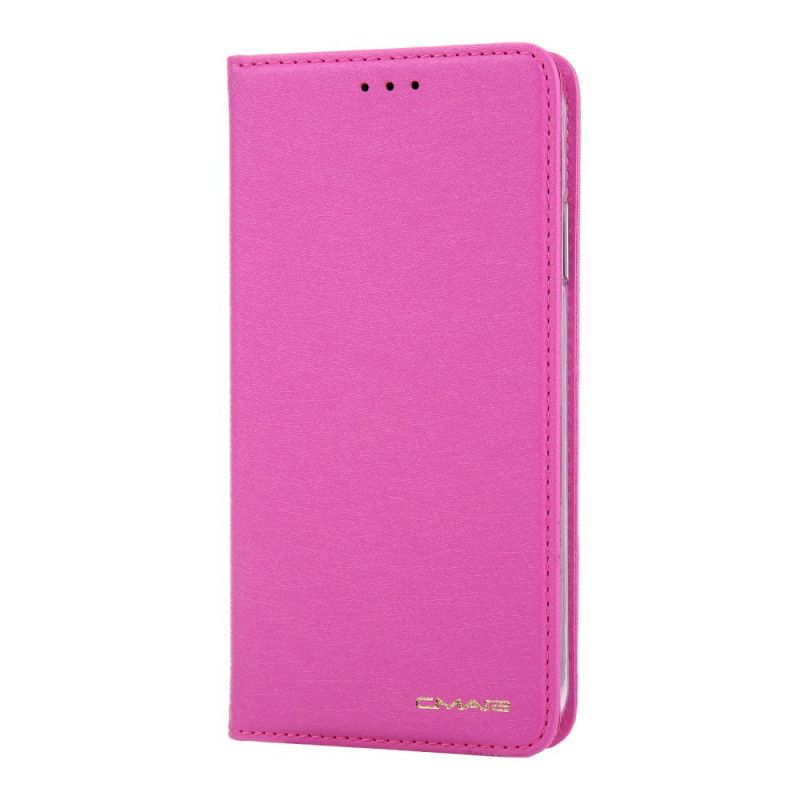 Flip Cover iPhone 11 Pro Effet Cuir Texture Soie Cmai2