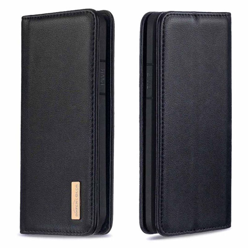 Flip Cover iPhone 11 Pro Max Cuir Véritable Coque Détachable