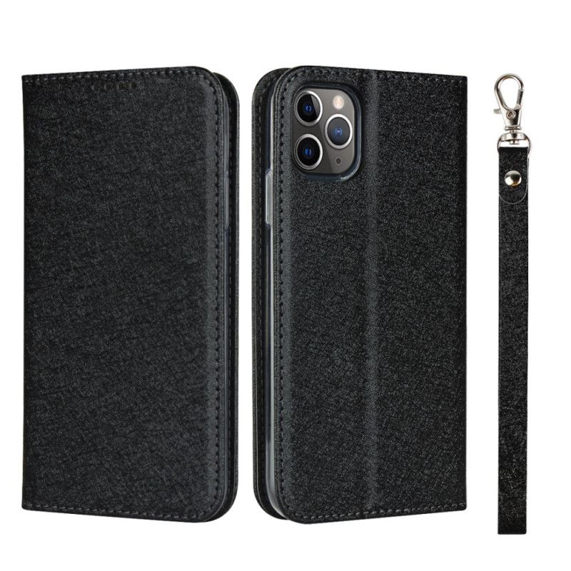 Flip Cover iPhone 11 Pro Max Style Cuir Douceur Avec Lanière