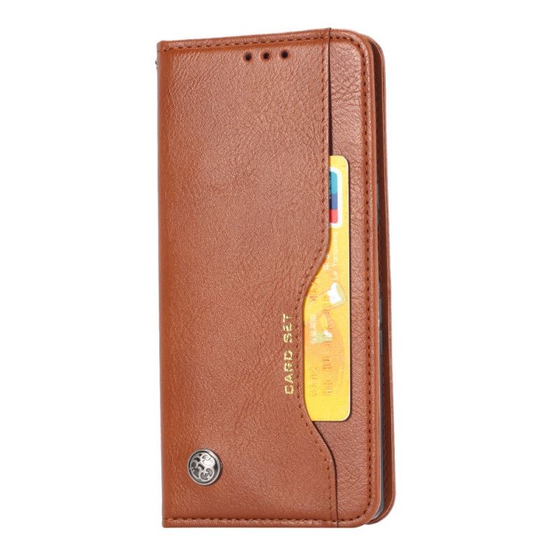 Flip Cover iPhone 11 Pro Simili Cuir Porte-cartes