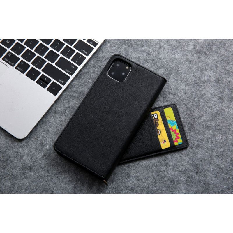 Flip Cover iPhone 11 Pro Style Cuir Classe Première