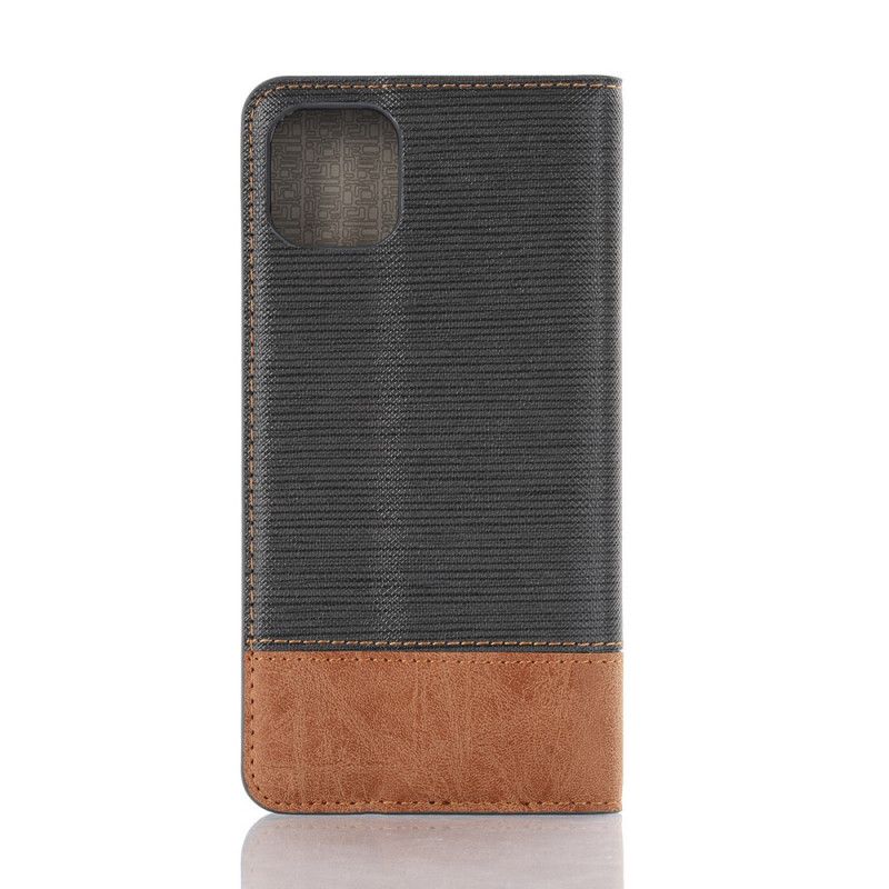 Flip Cover iPhone 11 Simili Cuir Bicolore