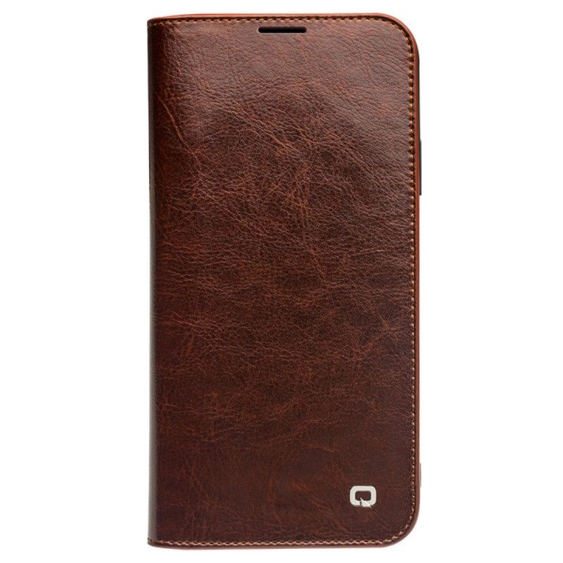 Flip Cover iPhone 11 Véritable Cuir Qialino