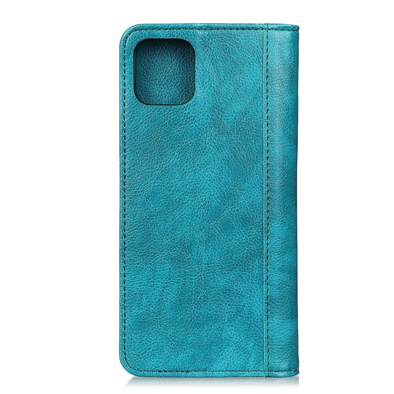 Flip Cover iPhone 11 Version Coloré Cuir Fendu