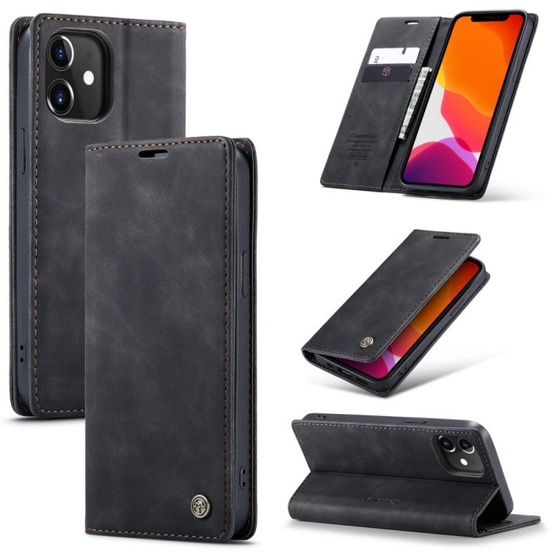 Flip Cover iPhone 12 Mini Caseme Simili Cuir