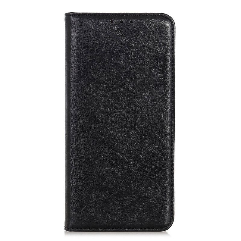 Flip Cover iPhone 12 Mini Cuir Fendu Élégance