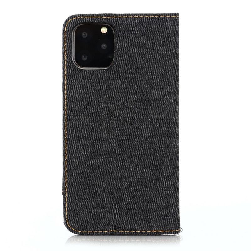 Flip Cover iPhone 12 Mini Jeans Poche Porte-carte Frontal