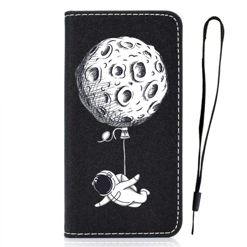 Flip Cover iPhone 12 Mini Moon Balloon