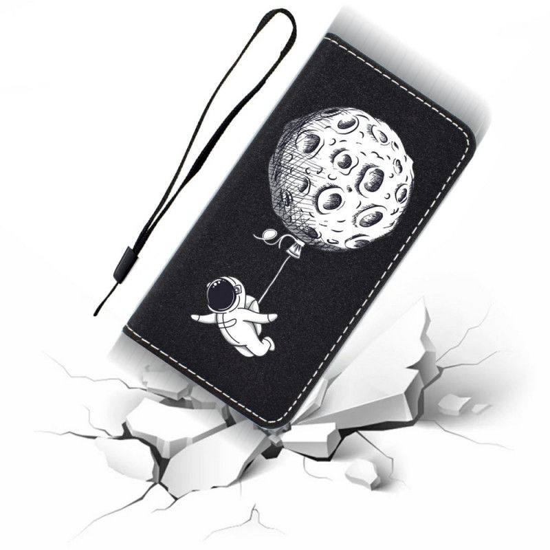Flip Cover iPhone 12 Mini Moon Balloon