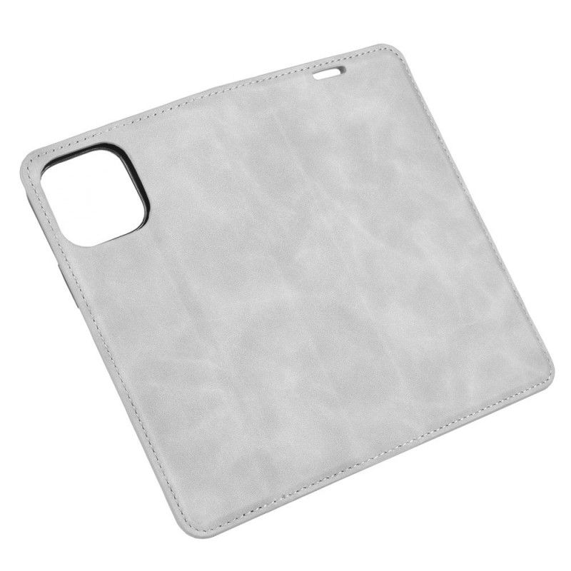 Flip Cover iPhone 12 / 12 Pro Effet Cuir Douceur