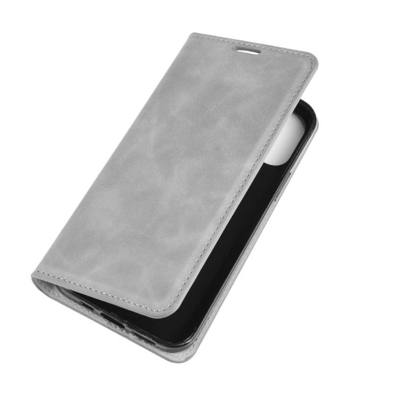 Flip Cover iPhone 12 / 12 Pro Effet Cuir Douceur