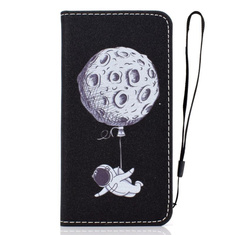 Flip Cover iPhone 12 Pro Max Moon Balloon