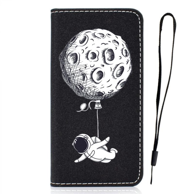 Flip Cover iPhone 12 Pro Max Moon Balloon