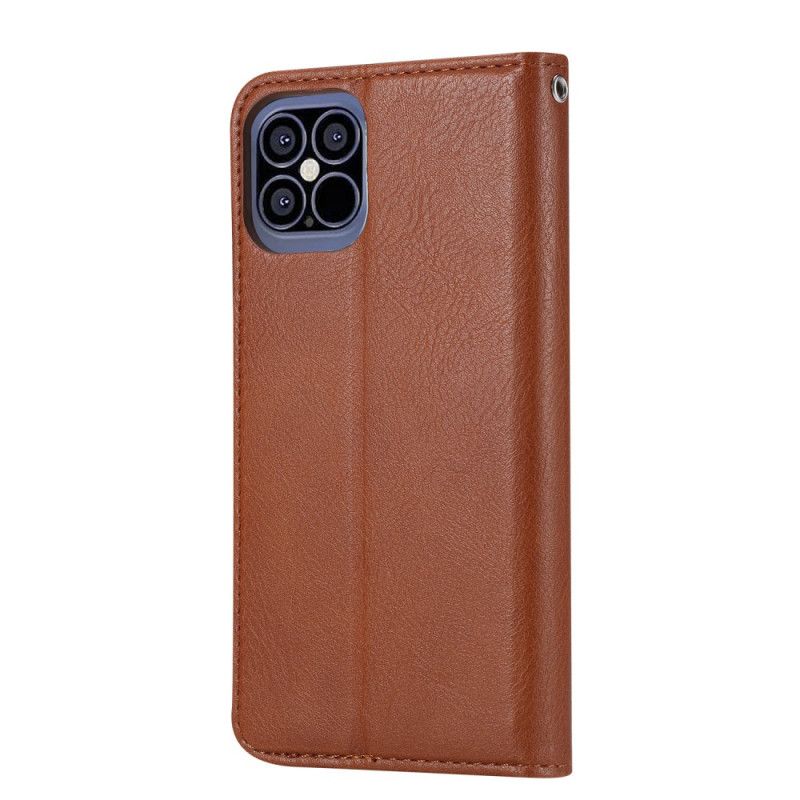 Flip Cover iPhone 12 Pro Max Simili Cuir Porte-cartes