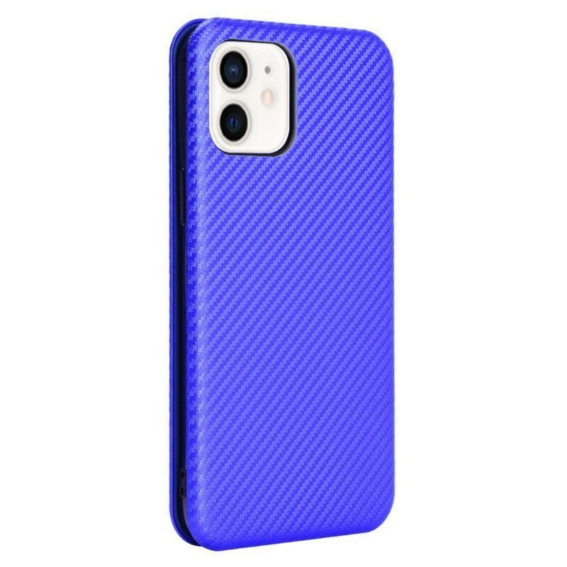 Flip Cover iPhone 13 Mini Fibre Carbone