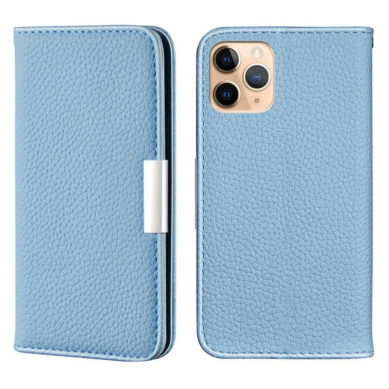 Flip Cover iPhone 13 Pro Max Simili Cuir Litchi Ultra Chic