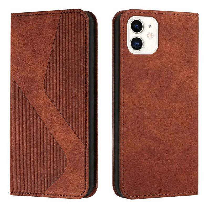 Flip Cover iPhone 13 Style Cuir S-design