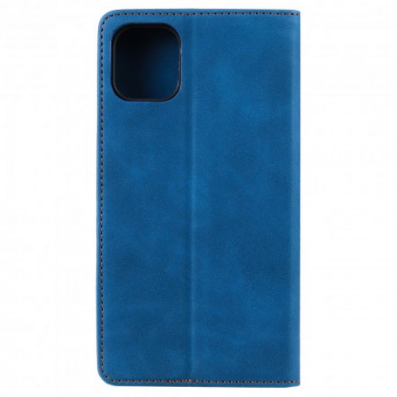 Flip Cover iPhone 13 Style Cuir Tricolore