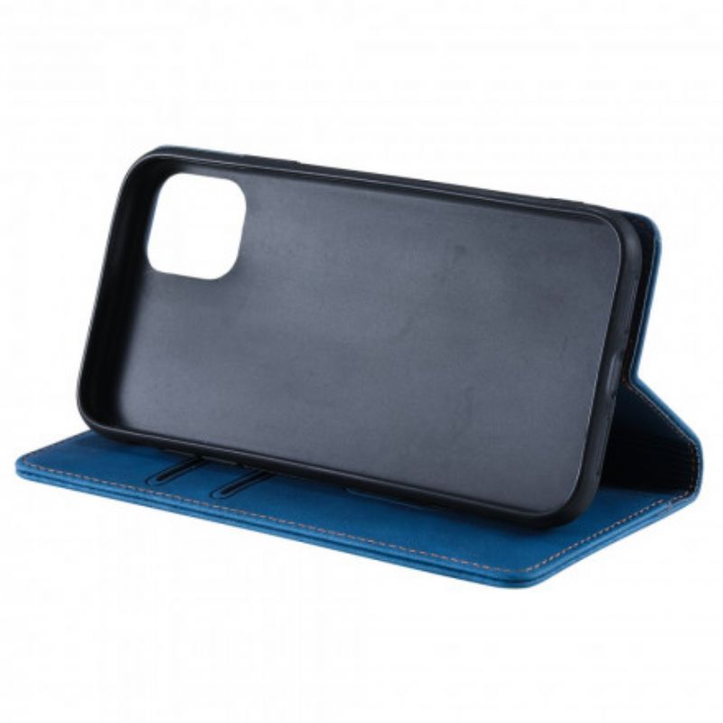 Flip Cover iPhone 13 Style Cuir Tricolore