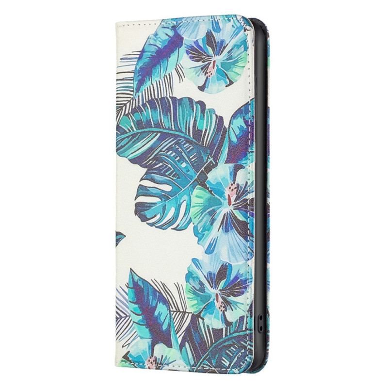 Flip Cover iPhone 14 Pro Feuilles