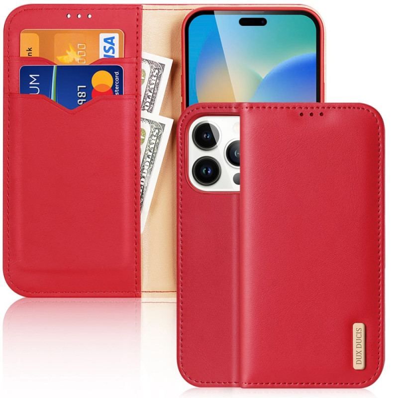 Flip Cover iPhone 14 Pro Hivo Series DUX DUCIS