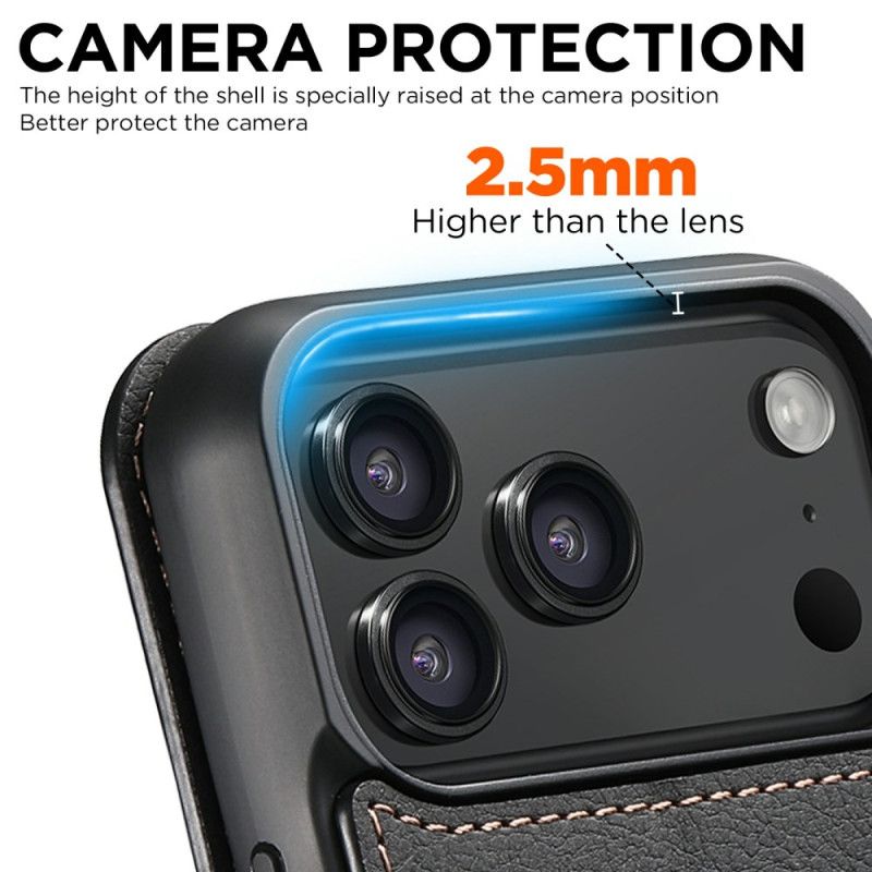 Flip Cover iPhone 17 Pro Compatible MagSafe Vintage Design