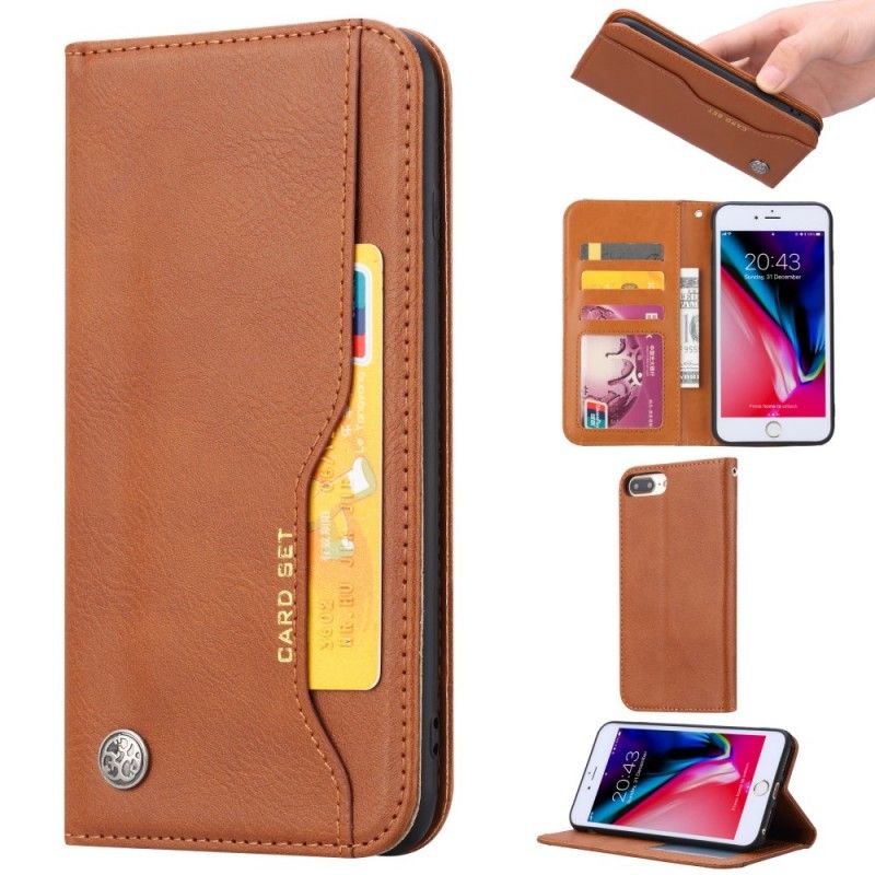 Flip Cover iPhone 6/6s Plus Simili Cuir Porte-cartes