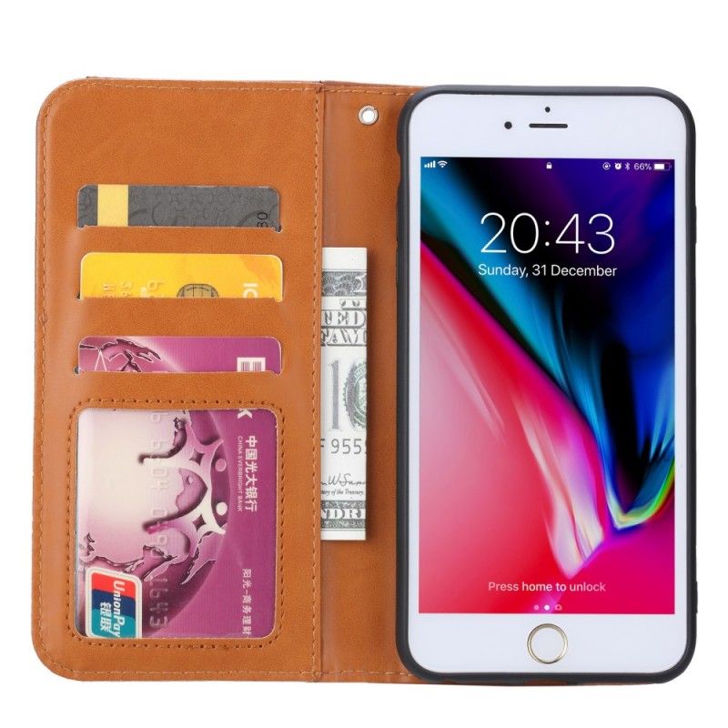 Flip Cover iPhone 6/6s Plus Simili Cuir Porte-cartes