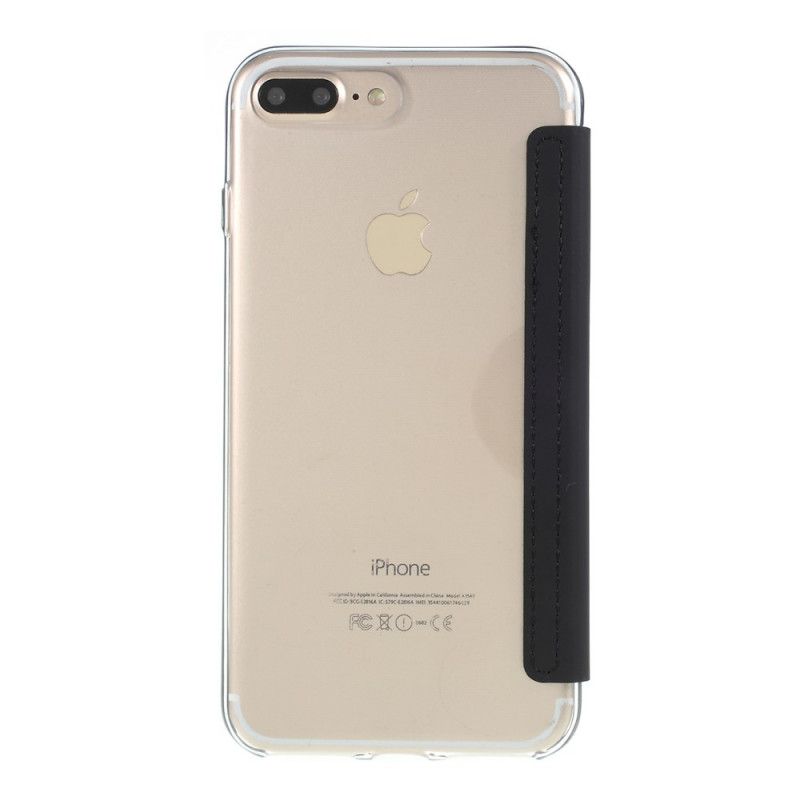 Flip Cover iPhone 8 Plus/ 7 Plus Miroir Et Effet Cuir