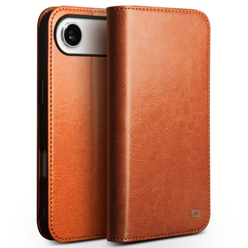 Flip Cover iPhone Air Cuir Véritable QIALINO