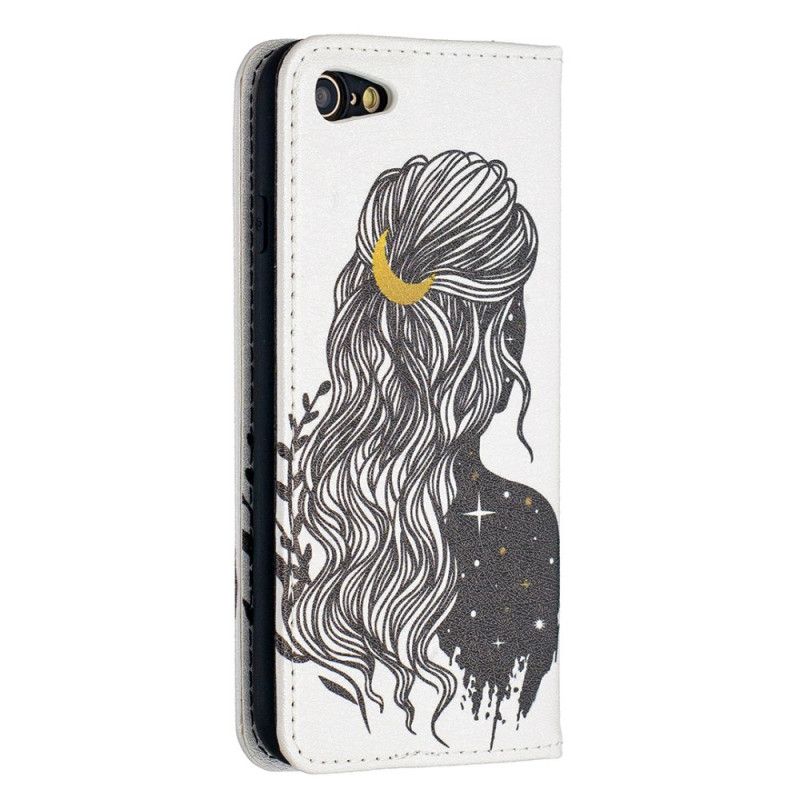 Flip Cover iPhone Se 2 / 8 / 7 Jolie Chevelure