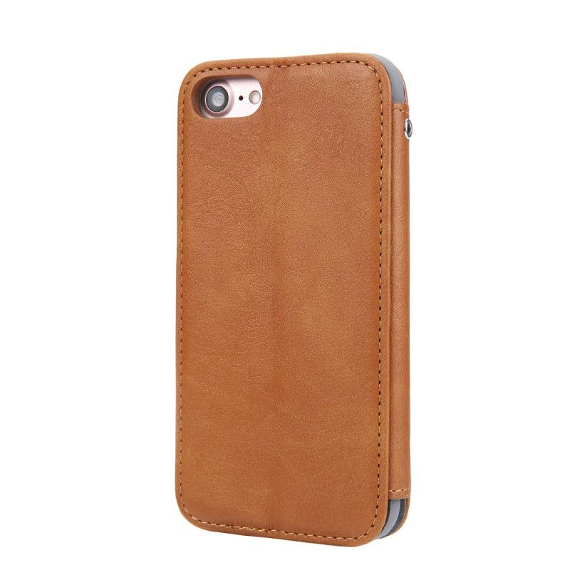 Flip Cover iPhone Se 2 / 8 / 7 Simili Cuir Cmai2