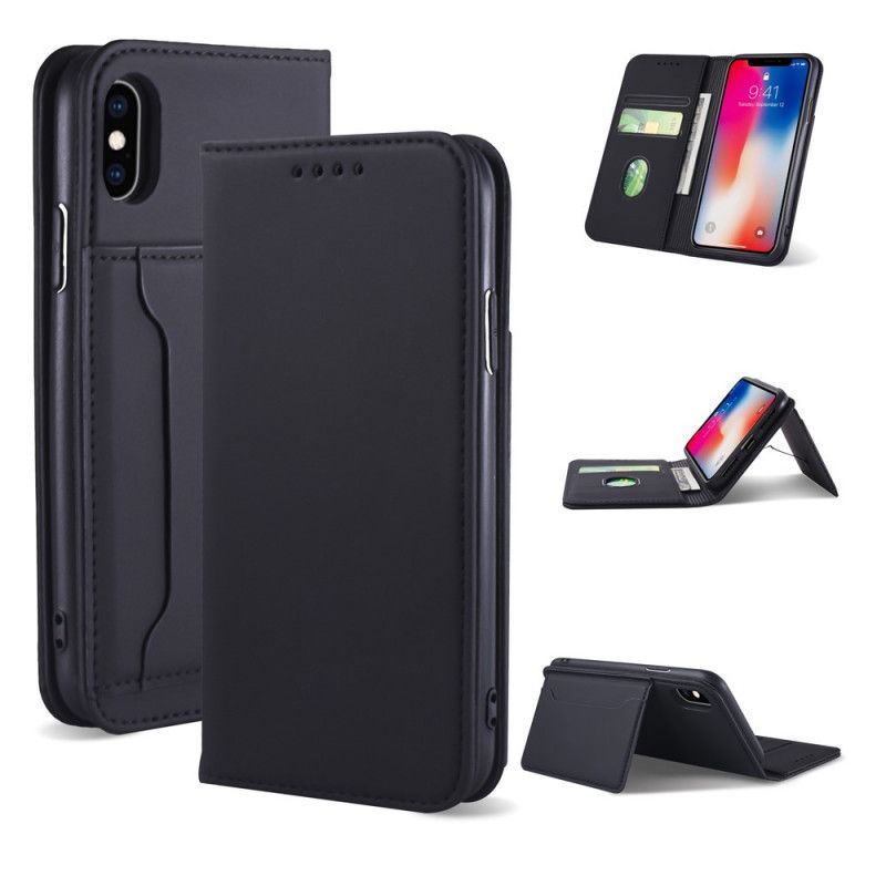 Flip Cover iPhone X / Xs Porte-carte Support