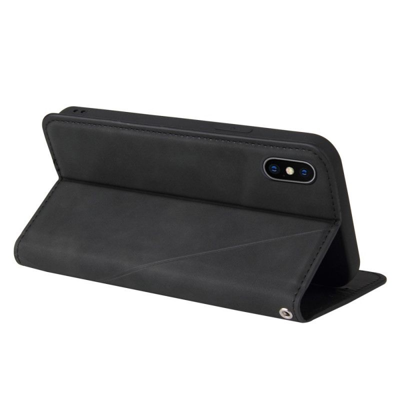 Flip Cover iPhone X / Xs Silky Touch Triangle