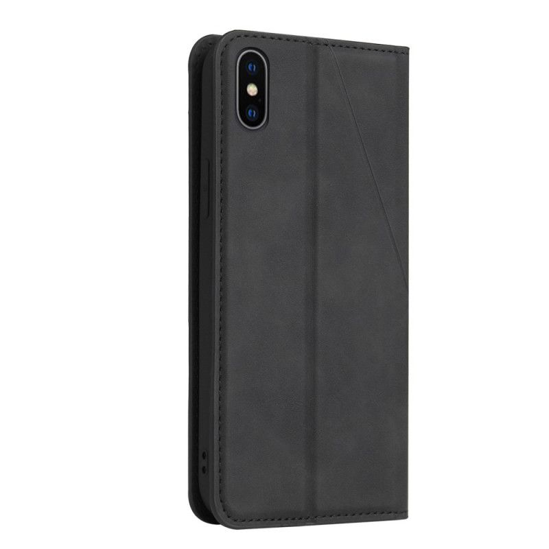 Flip Cover iPhone X / Xs Silky Touch Triangle