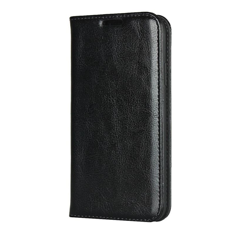 Flip Cover iPhone Xr Cuir Véritable