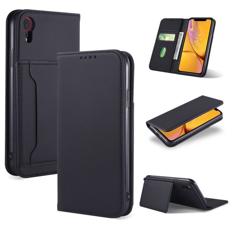 Flip Cover iPhone Xr Porte-carte Support