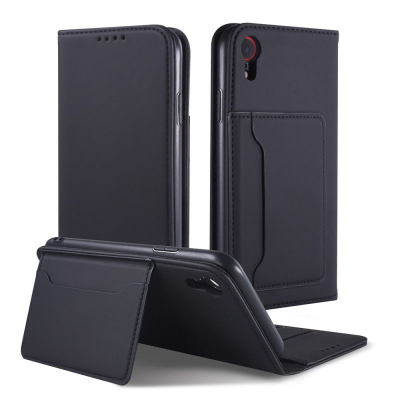 Flip Cover iPhone Xr Porte-carte Support