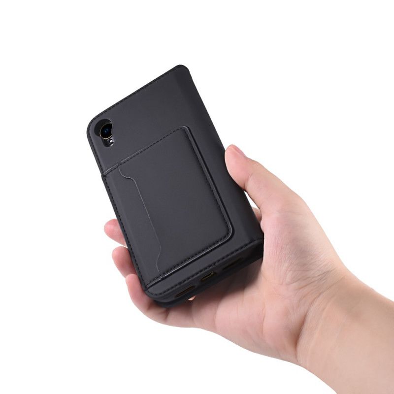 Flip Cover iPhone Xr Porte-carte Support