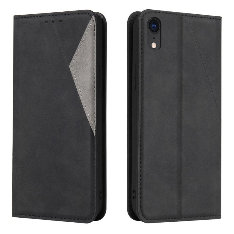 Flip Cover iPhone Xr Silky Touch Triangle