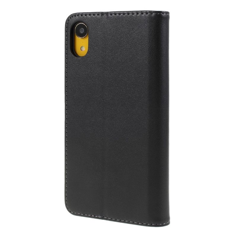 Flip Cover iPhone Xr Simili Cuir Kaiyue