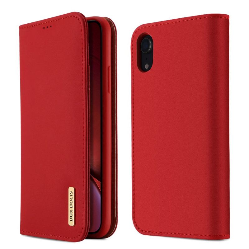 Flip Cover iPhone Xr Wish Series Dux-ducis