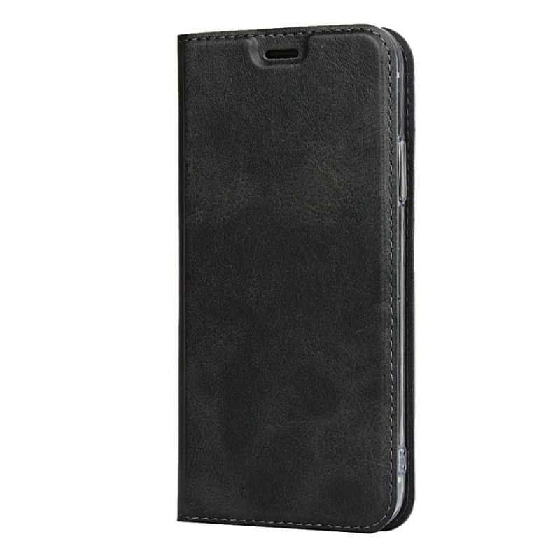 Flip Cover iPhone Xs / X Simili Cuir Avec Lanière