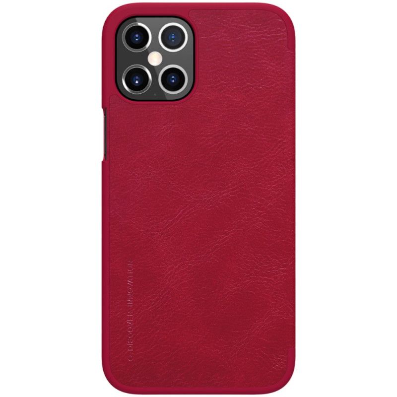 Flip Cover Pour iPhone 12 Pro Max Nillkin Qin Series