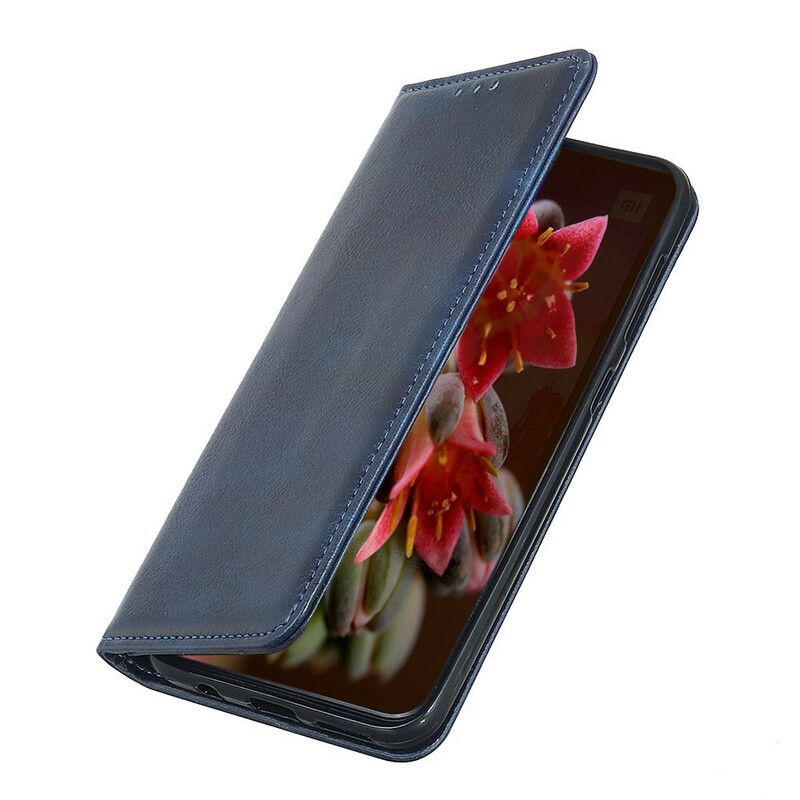 Flip Cover Pour iPhone 13 Pro Cuir Litchi Fendu