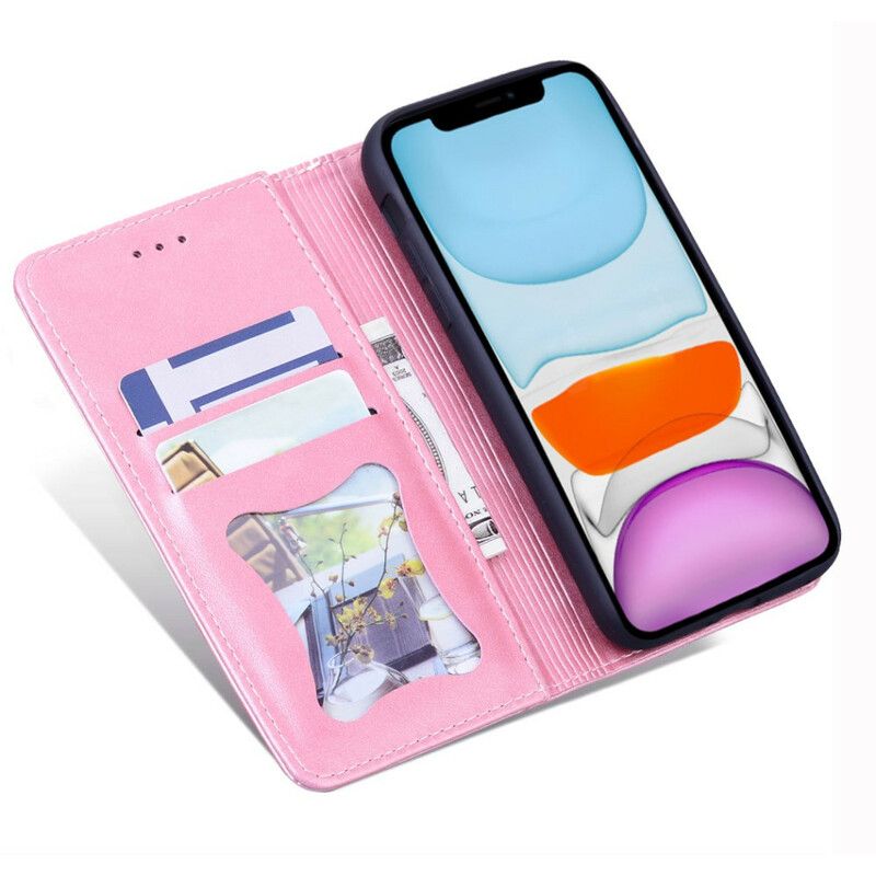 Flip Cover Pour iPhone 13 Pro Effet Cuir Business Bicolore