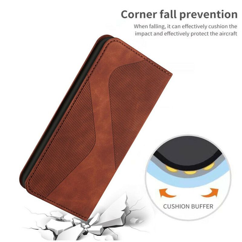 Flip Cover Pour iPhone 13 Pro Max Style Cuir S-design