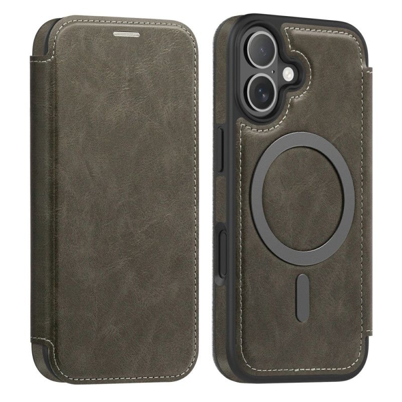 Fllip Cover iPhone 17 Compatible MagSafe Porte-Cartes RFID