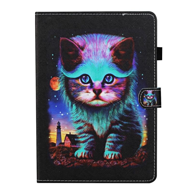 Housse iPad 10.2" (2020) (2019)/air 10.5" (2019) /pro 10.5" Chat Électrique